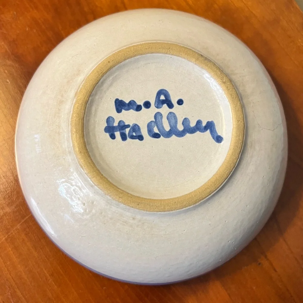 M.A.Hadley Pottery Vintage Pig Bowl